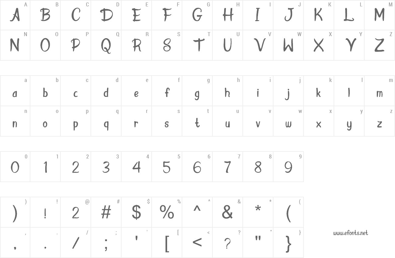Font Donkey Stone preview